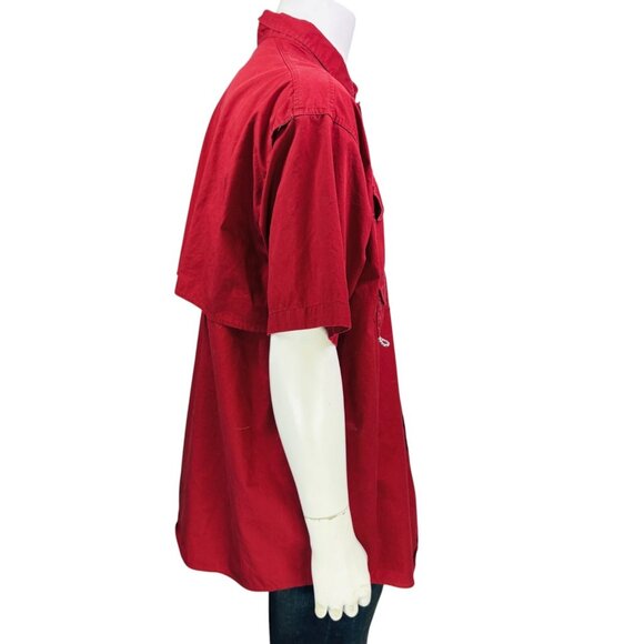 Alabama Crimson Tide Columbia Bonehead Button-Up Shirt Outdoor Approx Size L - Picture 9 of 12